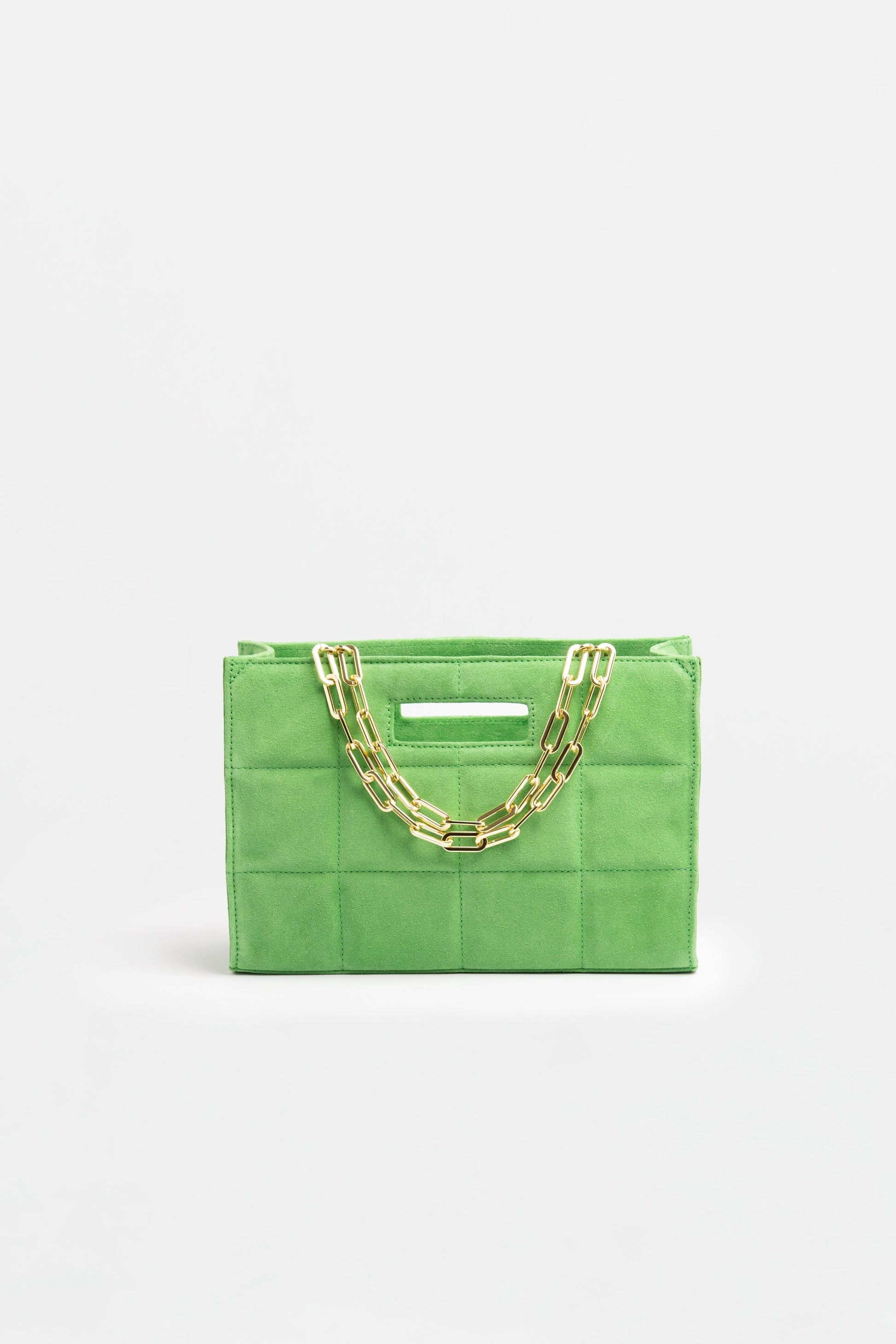The QUILTED BAG SMALL Pistachio - JULIA SKERGETH