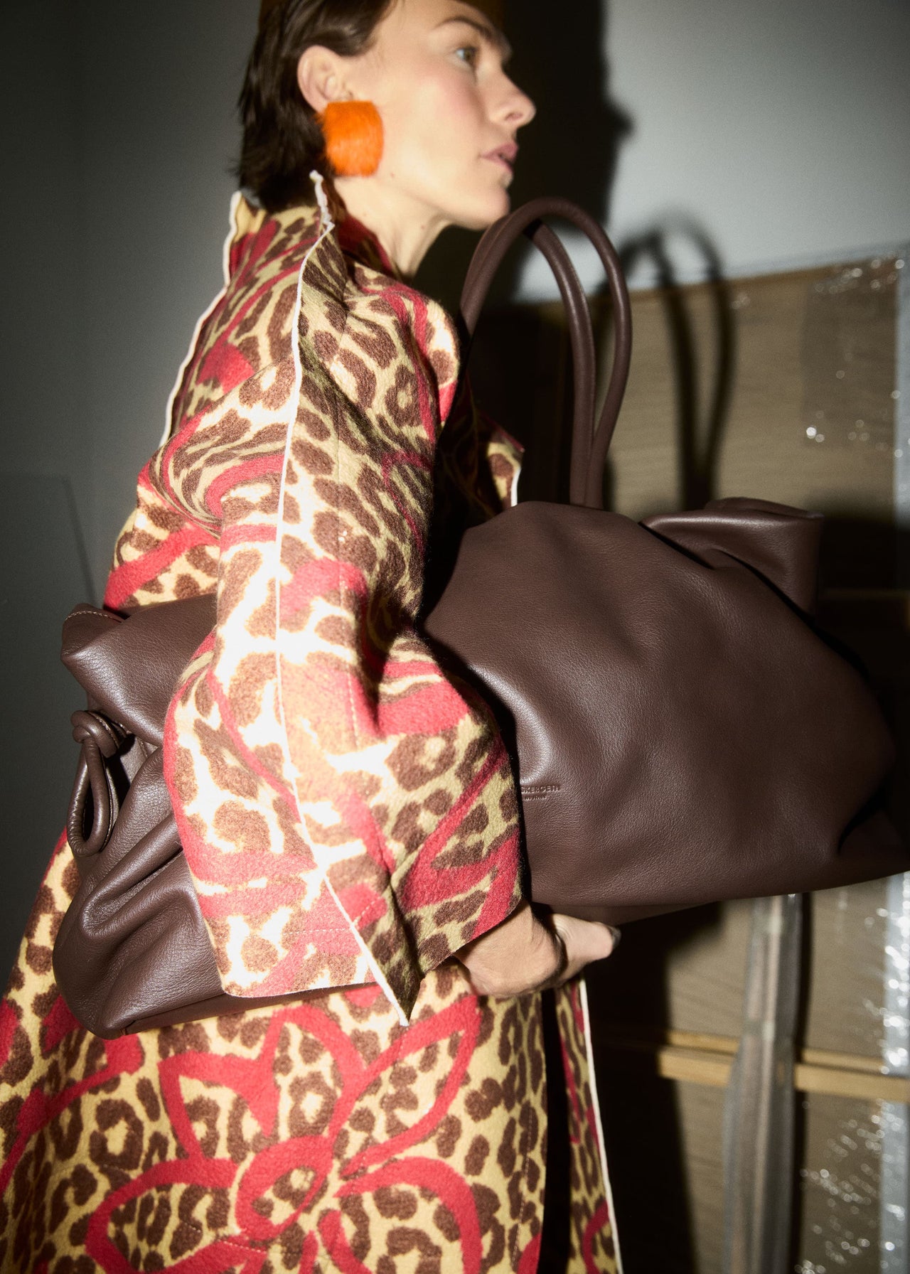 The TAKEAWAY SLOUCHY LARGE Chestnut