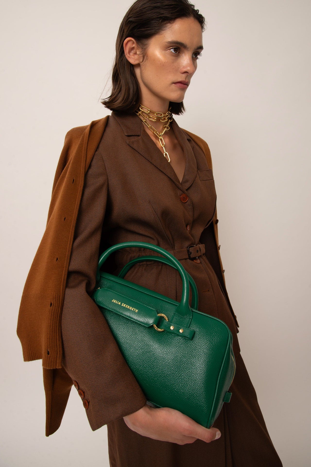 DOCTORS BAG MEDIUM Emerald - JULIA SKERGETH