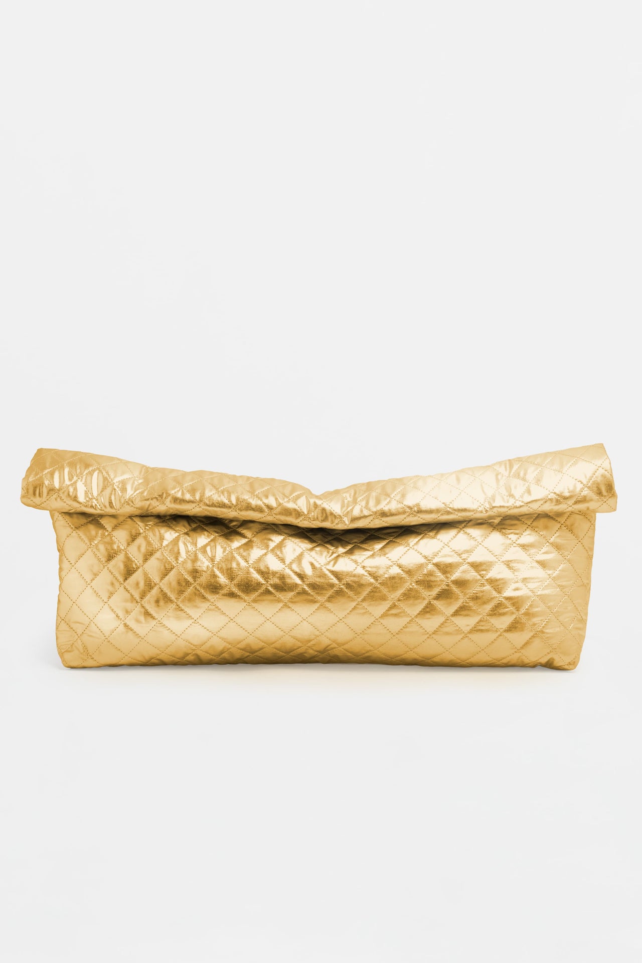 The OVERSIZED CLUTCH Gold