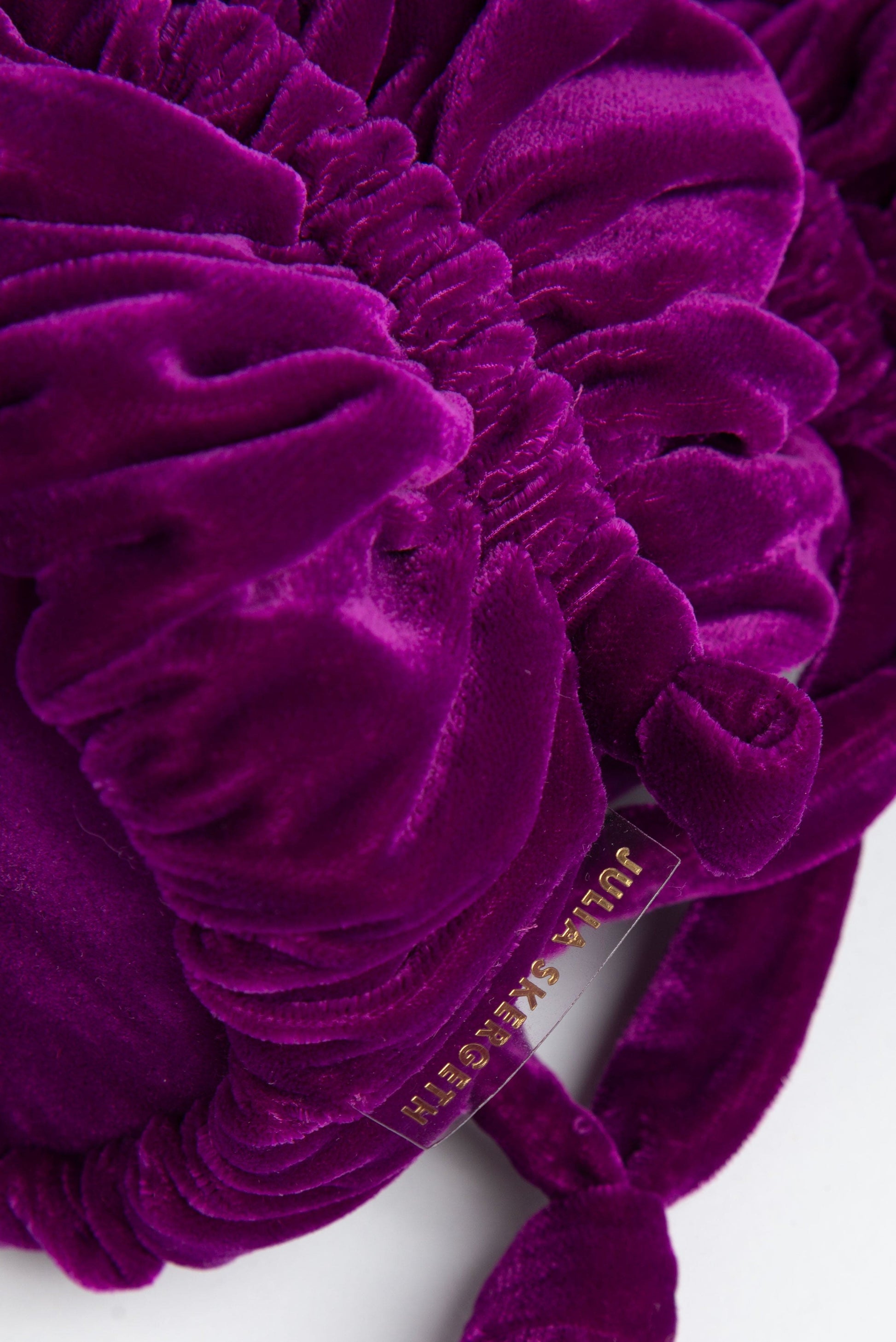 The PUFF BAG Plush Plum - JULIA SKERGETH