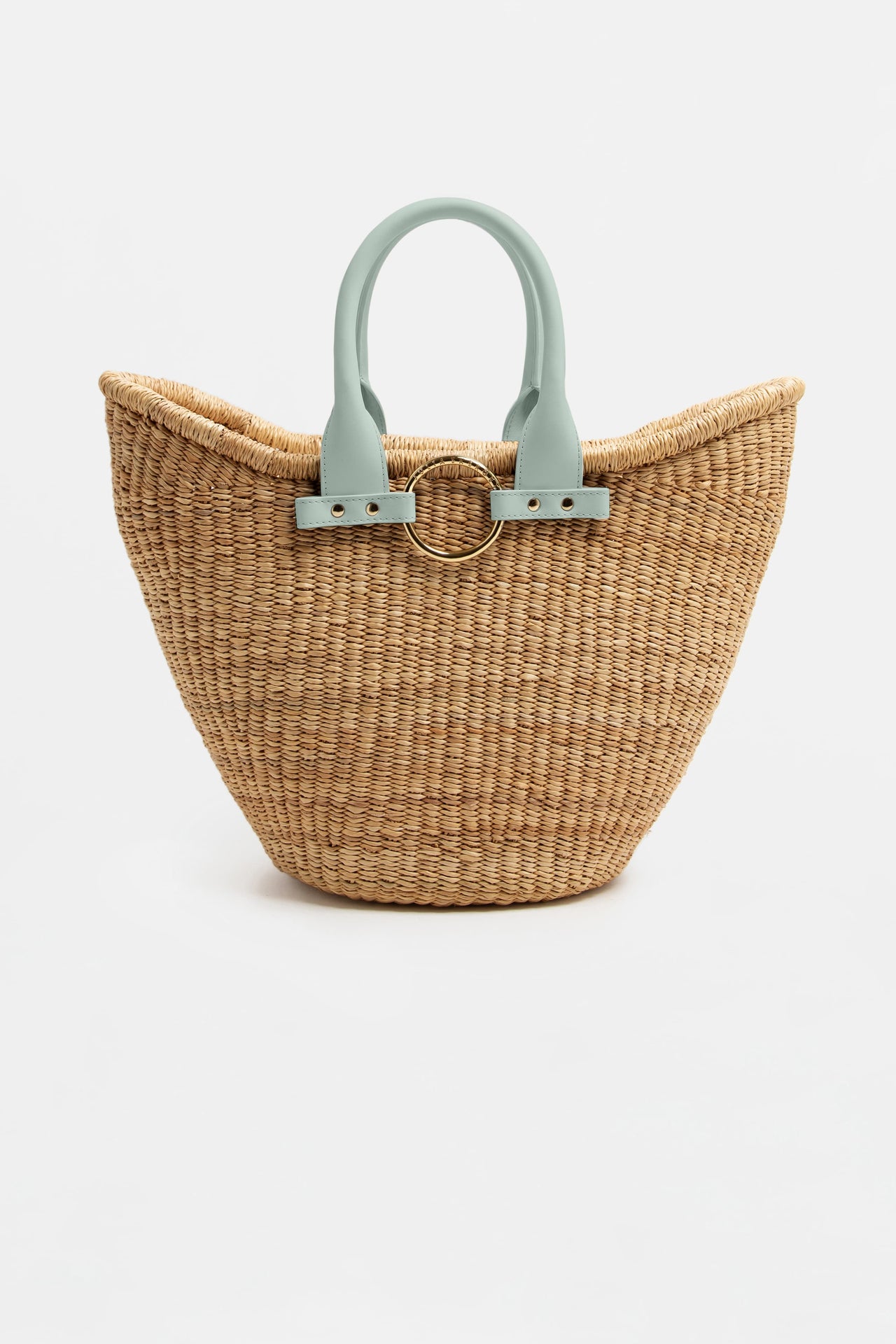 The BASKET BAG MIDI Mint