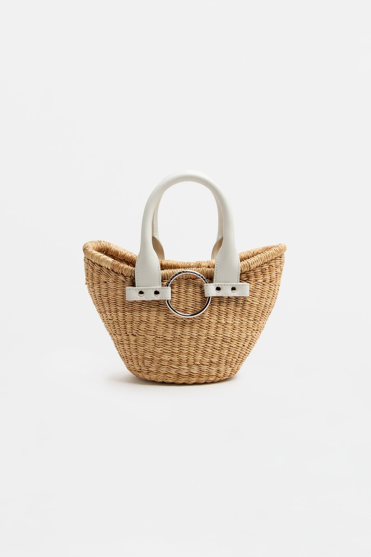 The BASKET BAG MINI Milk