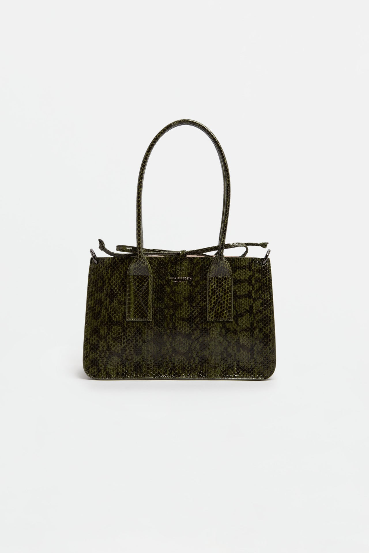 TAKEAWAY BAG MEDIUM Watersnake Olive