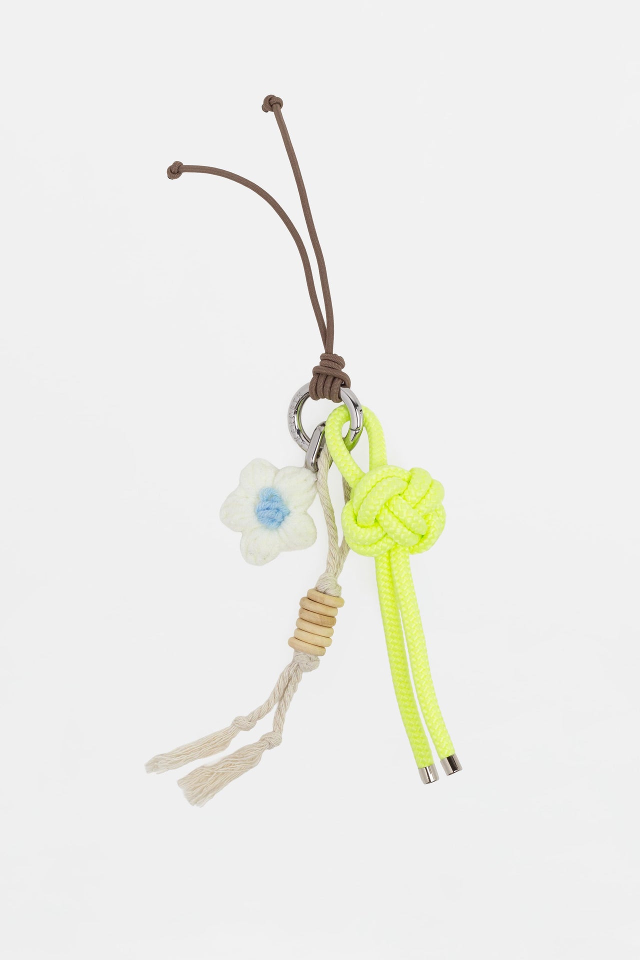 The KNOT CHARM Neon Lime