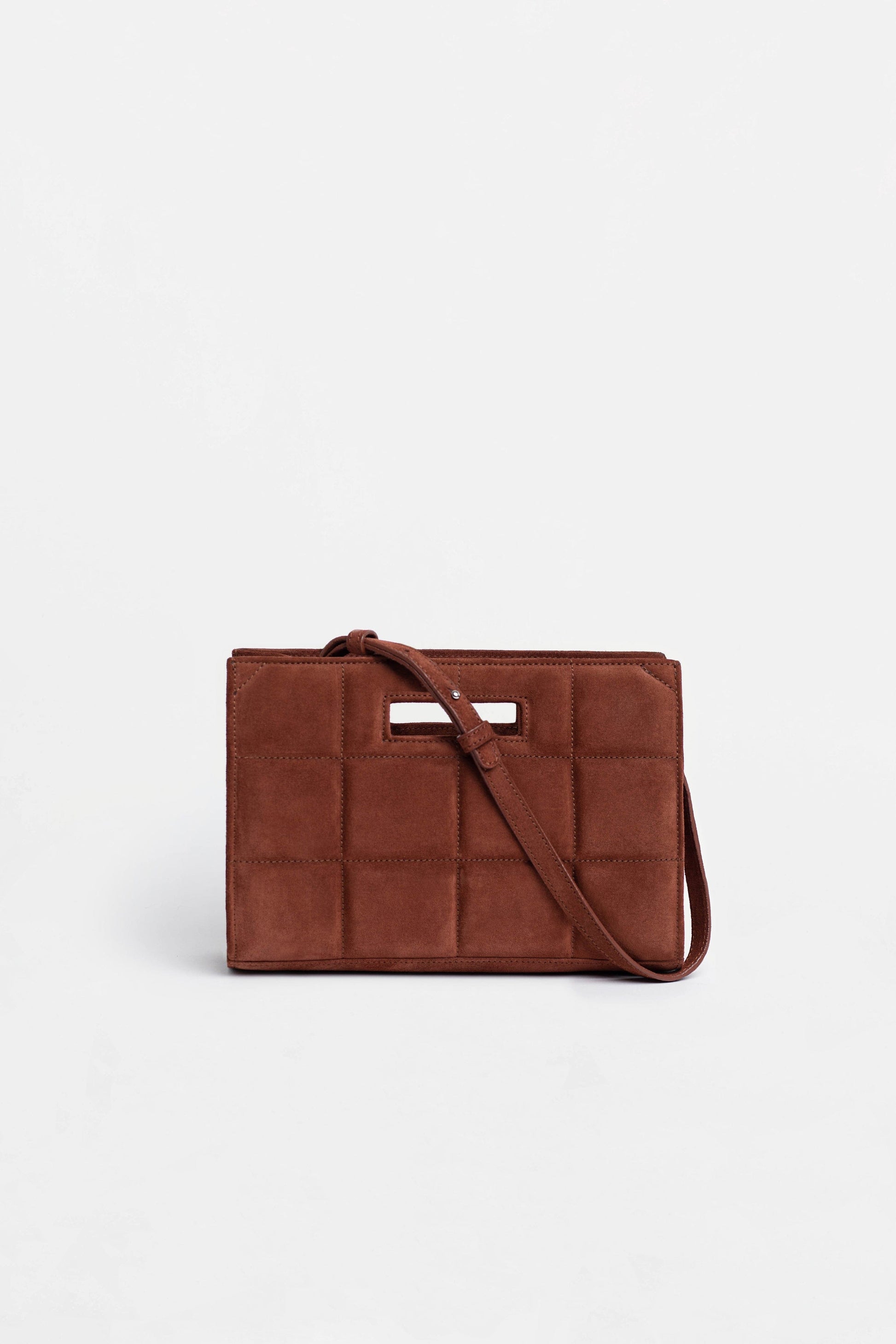 The QUILTED BAG SMALL Redbrown - JULIA SKERGETH