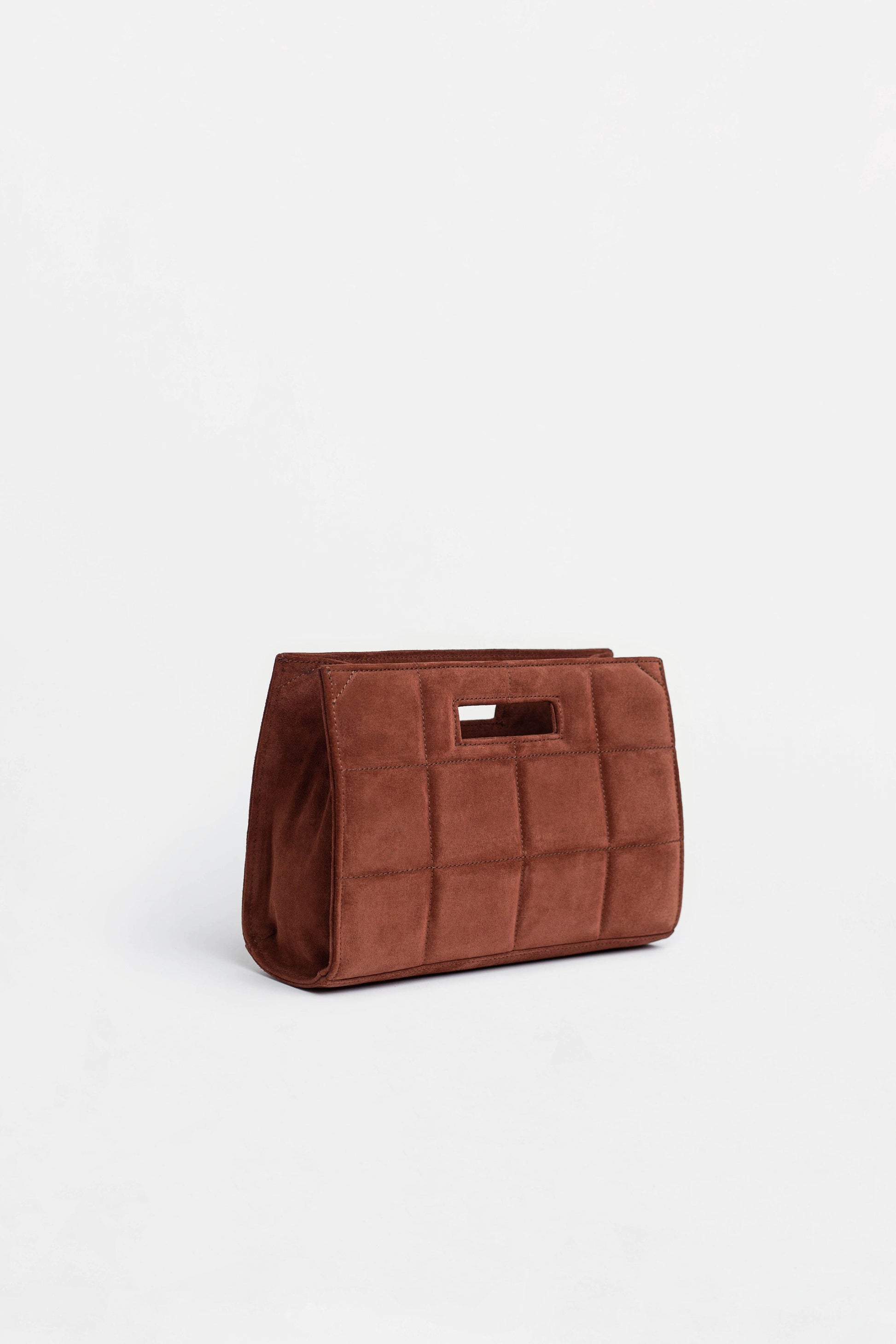 The QUILTED BAG SMALL Redbrown - JULIA SKERGETH